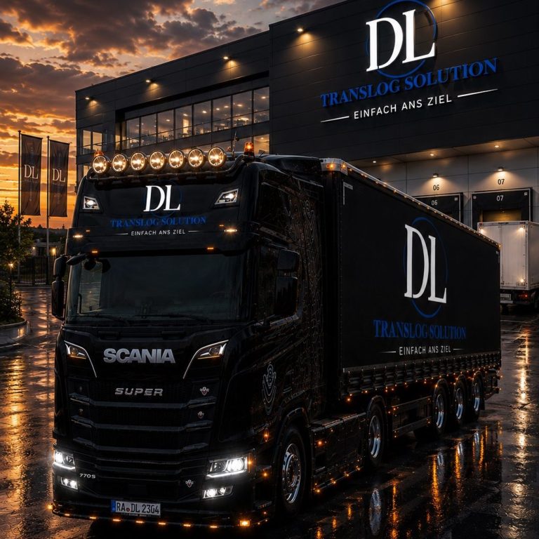 DL TransLog Solution Markenmotiv für Transport- und Logistikberatung